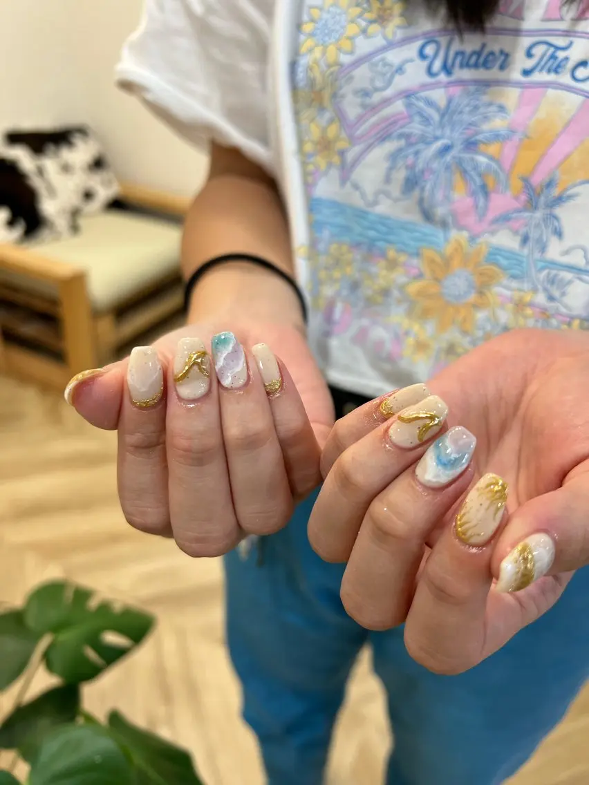 ネイル ハンドネイル フットネイル ハンドケア Miyagi Asamiのネイルデザイン