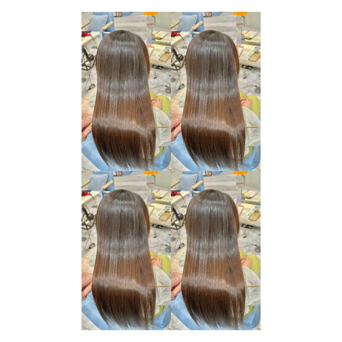ロング カラー 透明感カラー 髪質改善 縮毛矯正 トリートメント カット ヘアカラー トリートメント 店長✨レイヤー✖️ 髪質改善✖️韓国ヘアのヘアスタイル