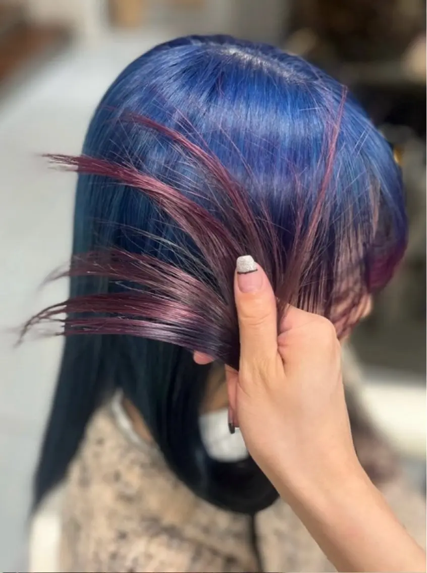 ロング ブリーチカラー特化 美容師/𝕐𝕌𝕀のヘアスタイル
