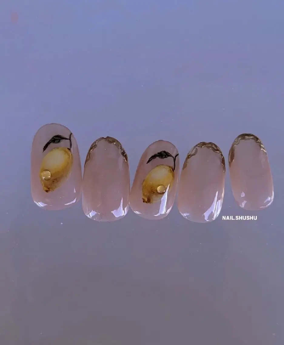 ネイル ハンドネイル 3dパーツ/流行り 👧shushu❤️のネイルデザイン
