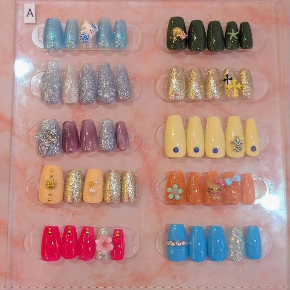 長さだし10本定額デザインAの写真