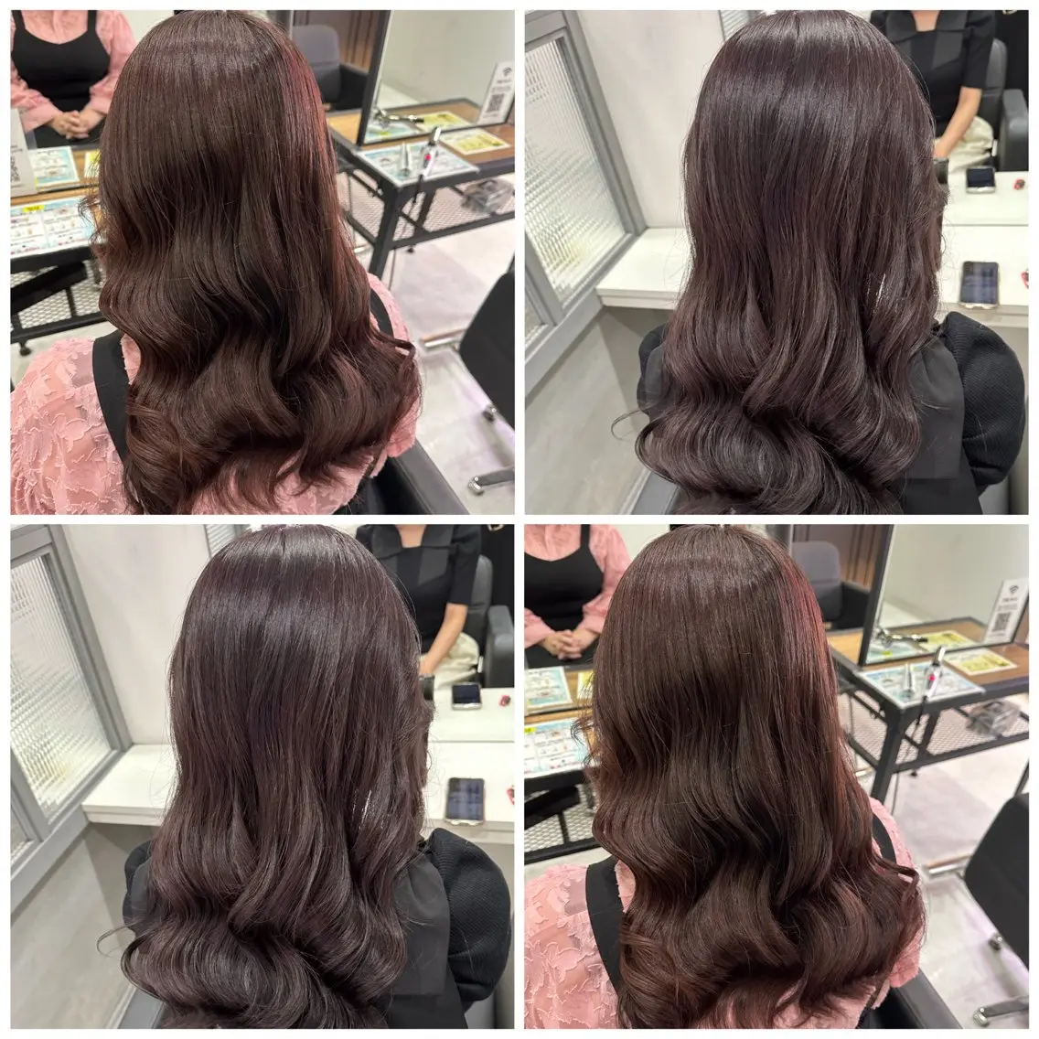 セミロング カラー ヘアアレンジ グレージュ ラベンダーカラー オリーブグレージュ オリーブグレー 🎀推し活ヘアー🎀 Yuuna🐰💖のヘアスタイル
