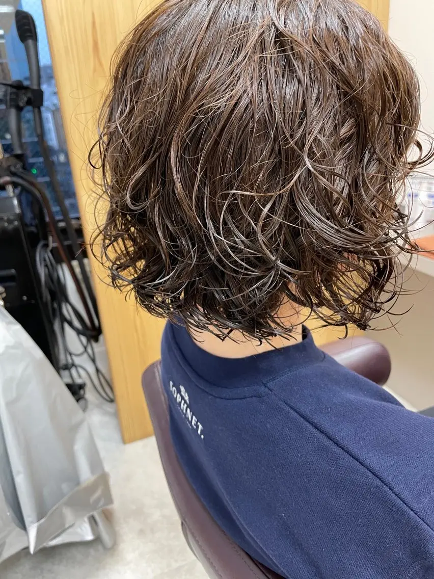 ショート パーマ くるくるパーマ aikoのヘアスタイル