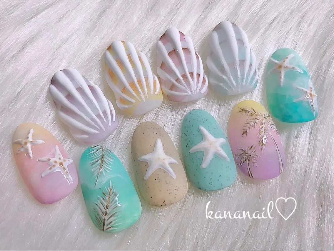 ネイル アートネイル kananail🎀 桜木町ネイルのネイルデザイン
