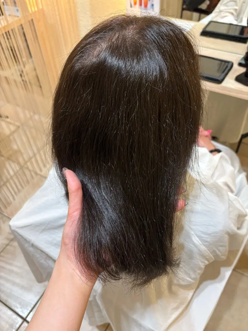 【白髪が気になる方におすすめ👀💭】✨️白髪染めカラー+トリートメント✨️の写真