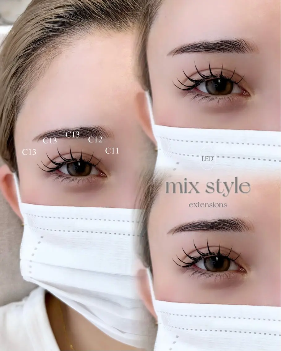 マツエク・マツパ マツエク 大阪福島🎀るのん 韓国束感マツエク🧁のマツエク・マツパデザイン