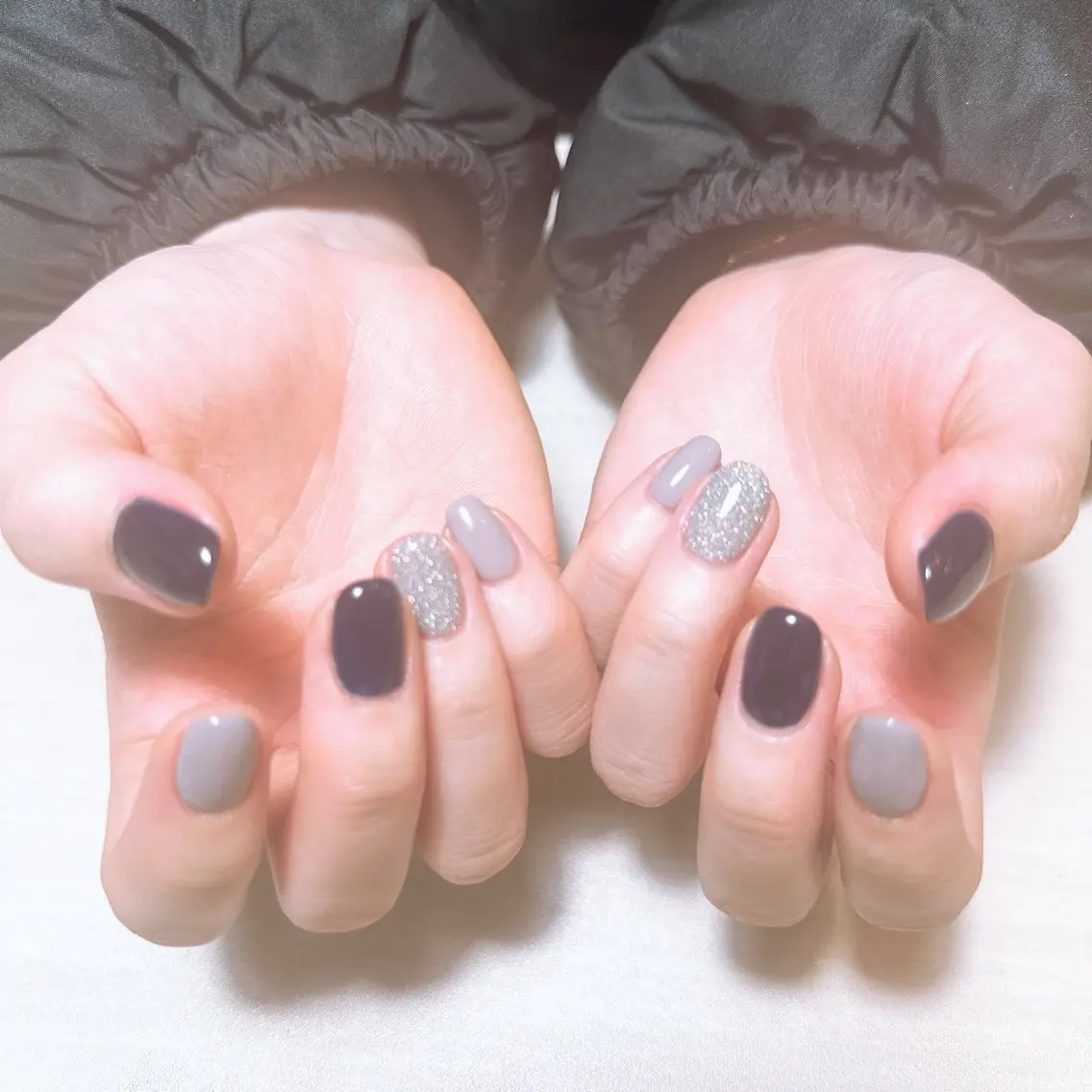 ネイル ラメ(グリッター) LMN Reiのネイルデザイン