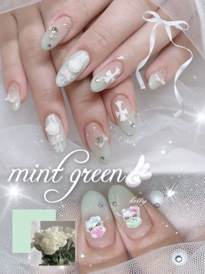 ネイル ハンドネイル NON🎀韓国 ちゅるんワンホン🎀のネイルデザイン