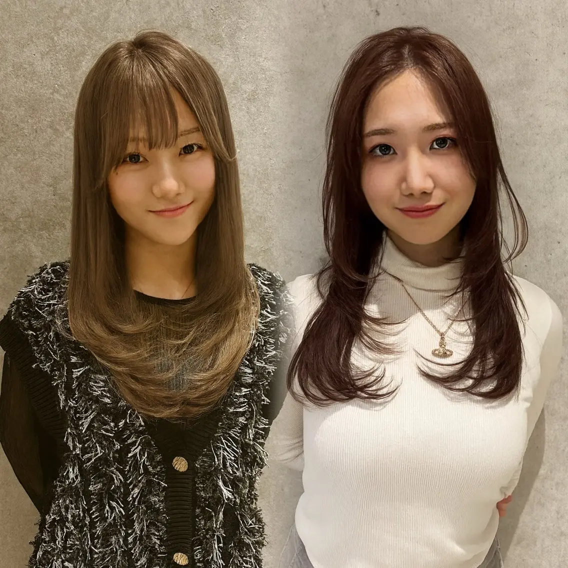 ロング カラー レイヤーカット カット ヘアカラー トリートメント 髪質改善/縮毛矯正 レイヤー/松川匠のヘアスタイル