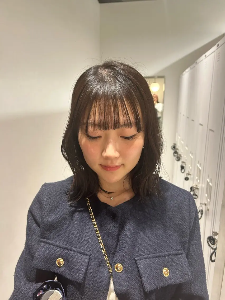 ミディアム カット ヘアカラー トリートメント 髪質改善/艶カラー MISATOのヘアスタイル