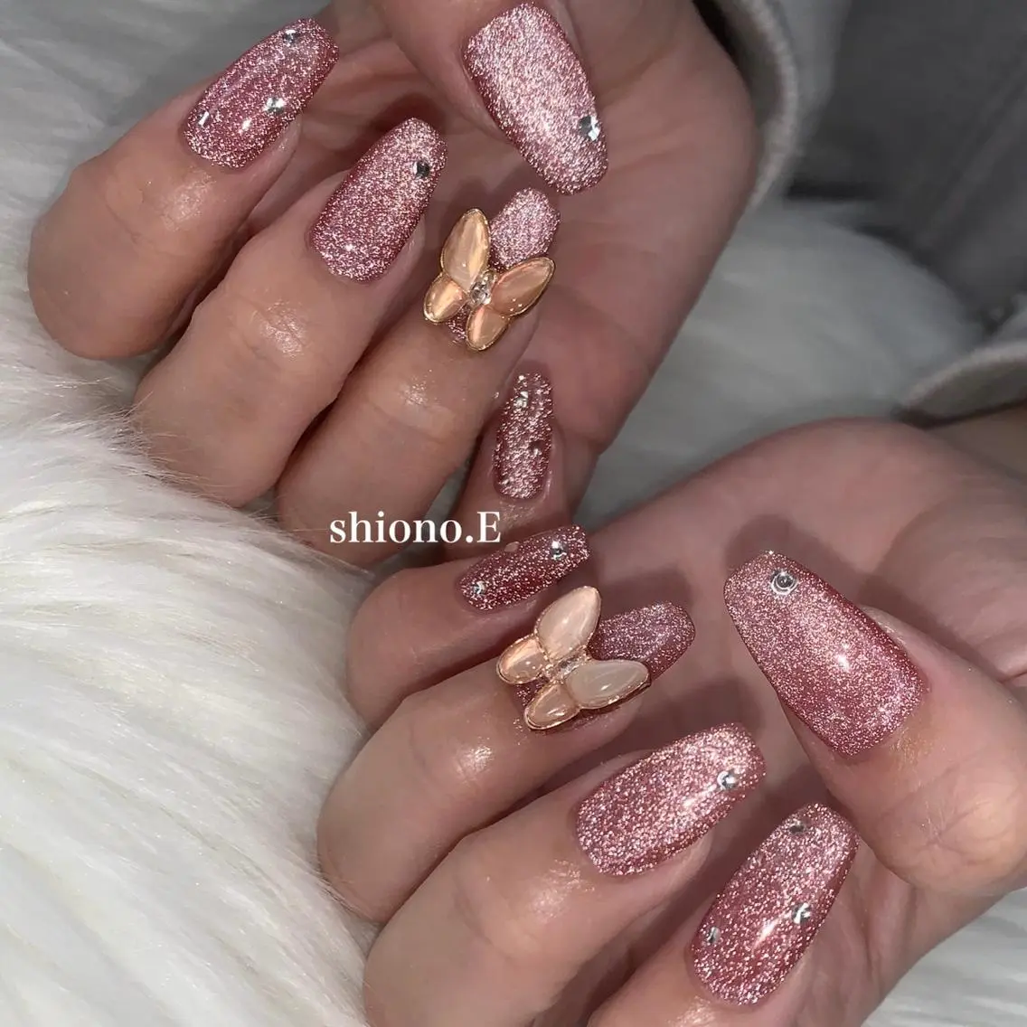 ロング カラー ネイル フラッシュネイル be-cares beauty(豊川店のネイルデザイン