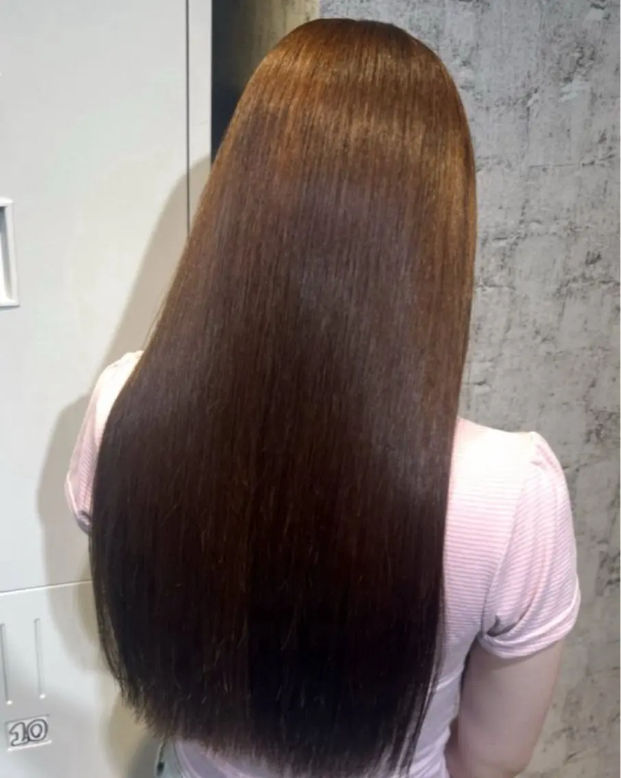 ミディアム カラー ヘアカラー トリートメント ✨髪質改善カラー✨ ななみのヘアスタイル