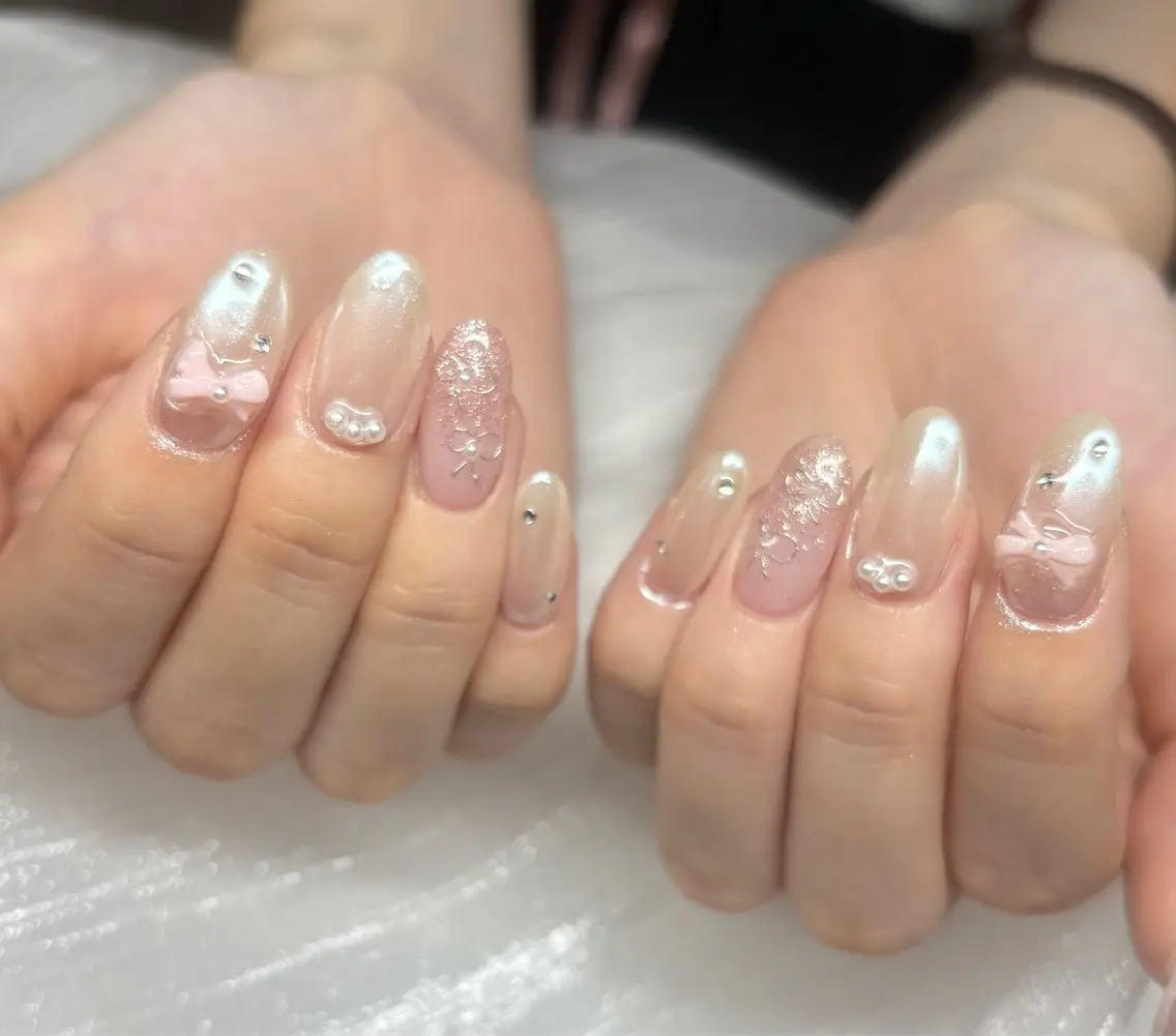 🌻ちゅるん♡ガーリー🫧定額アート🧸<オフあり>の写真