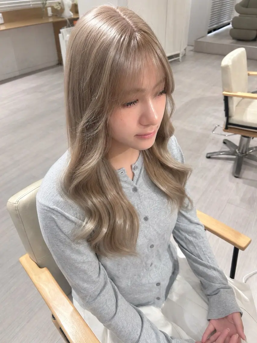 セミロング haruka 遥歌のヘアスタイル