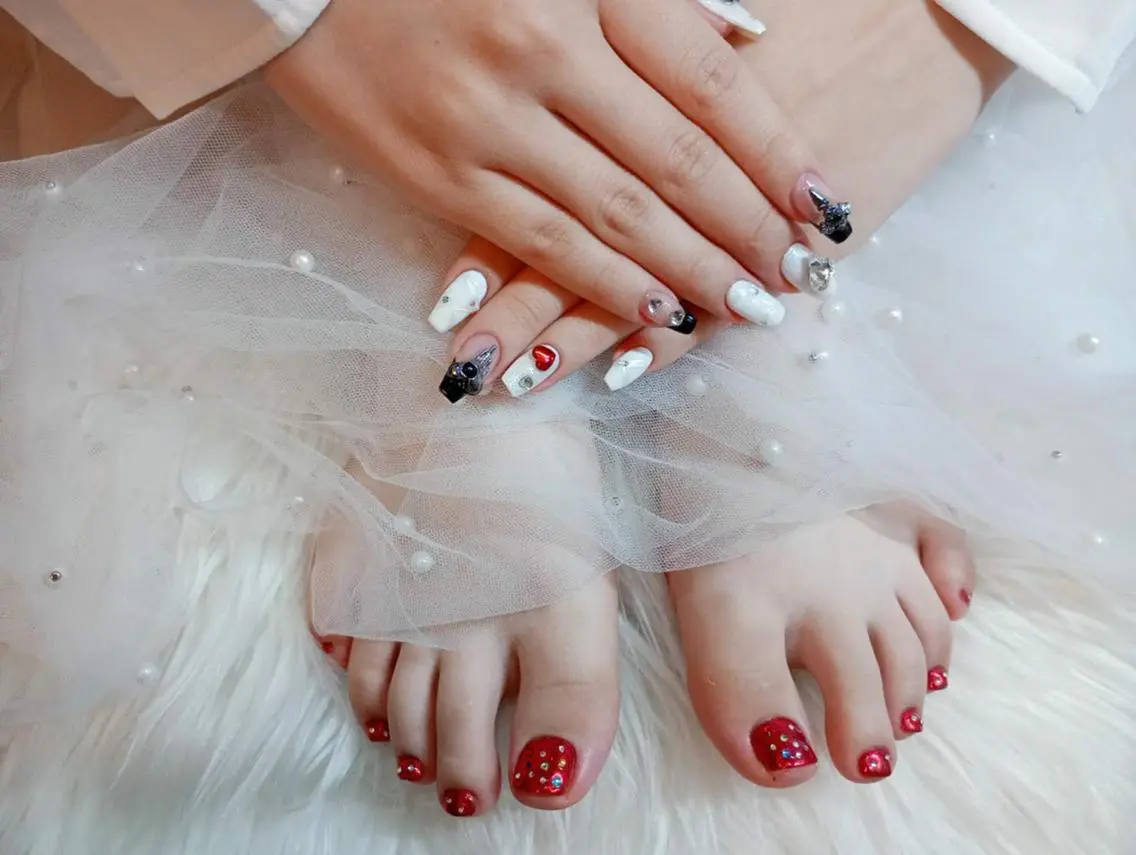 HAND&FOOT★ハンド&フットセット★持ち込みデザインの写真