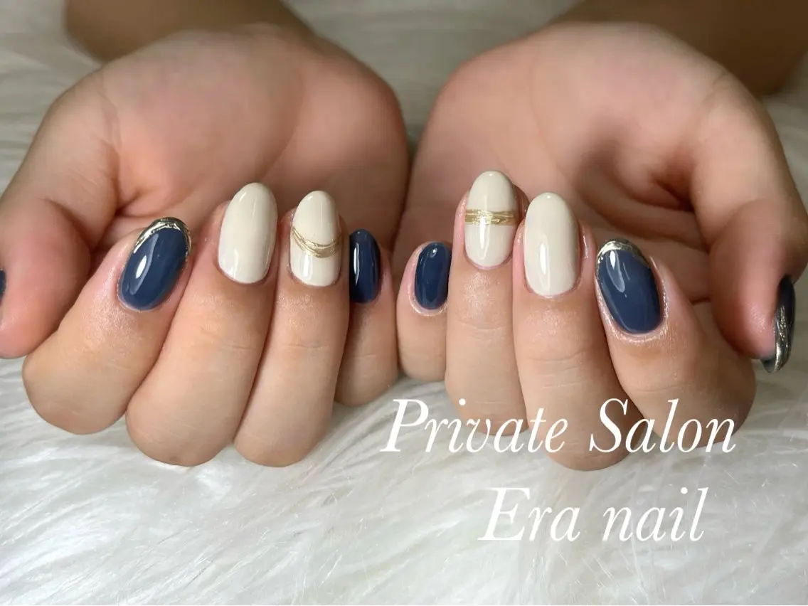 ネイル ミラーネイル ワンカラーネイル ハンドネイル Era nailのネイルデザイン