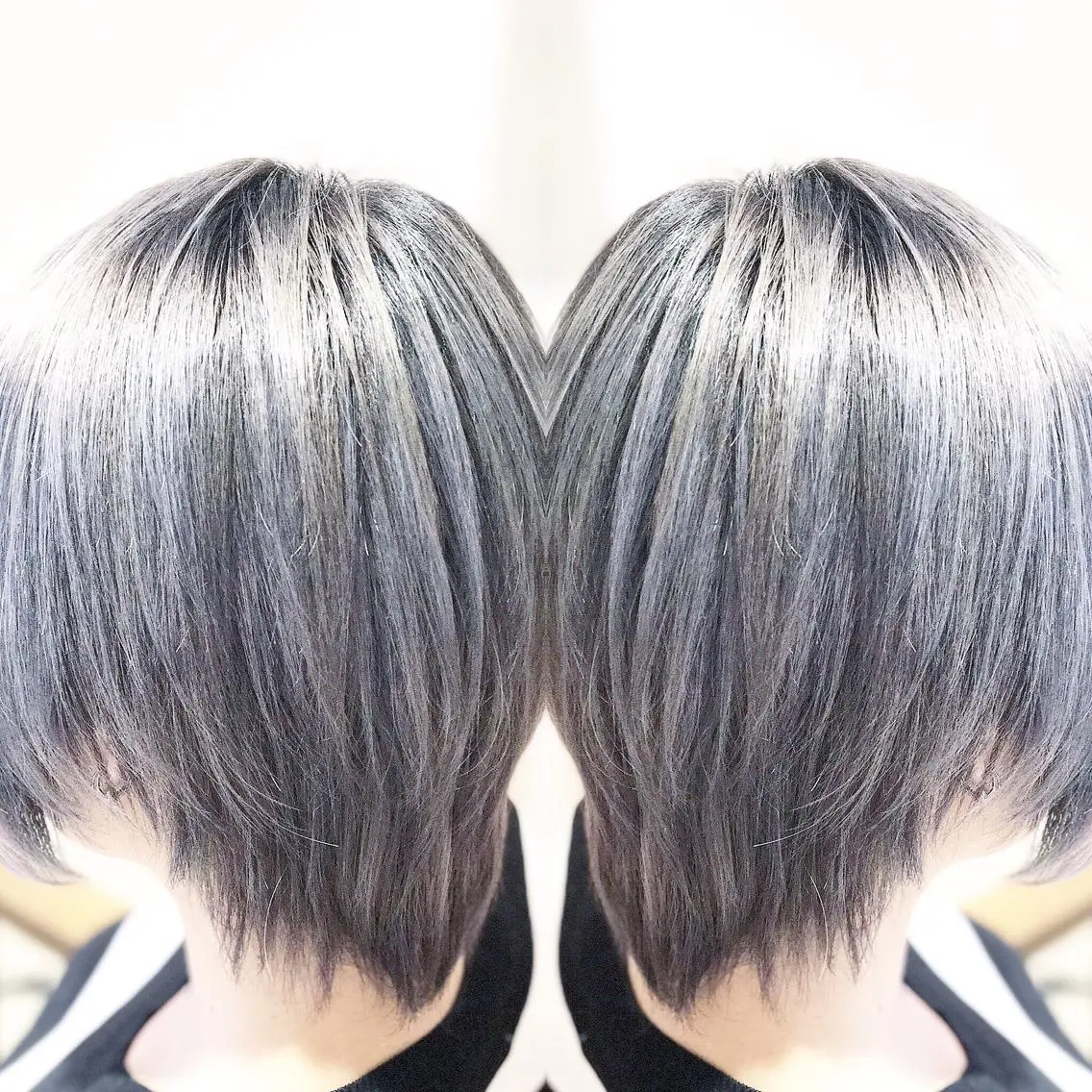 ショート カラー 及川シゲル 髪質改善講師のヘアスタイル