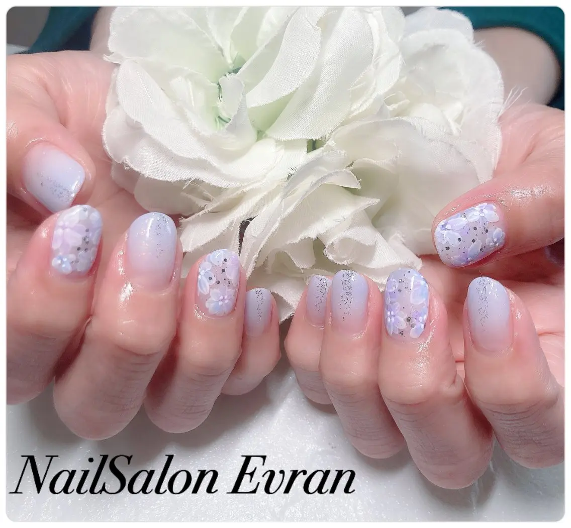 ネイル アートネイル ジェルネイル ワンカラーネイル シンプルネイル ハンドネイル Nail salon Evranのネイルデザイン