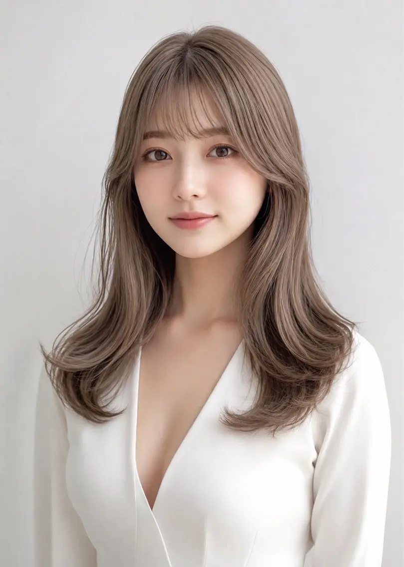 ロング カラー ヘアカラー 佐藤優晟/カラー/ 癖毛ショート/表参道のヘアスタイル