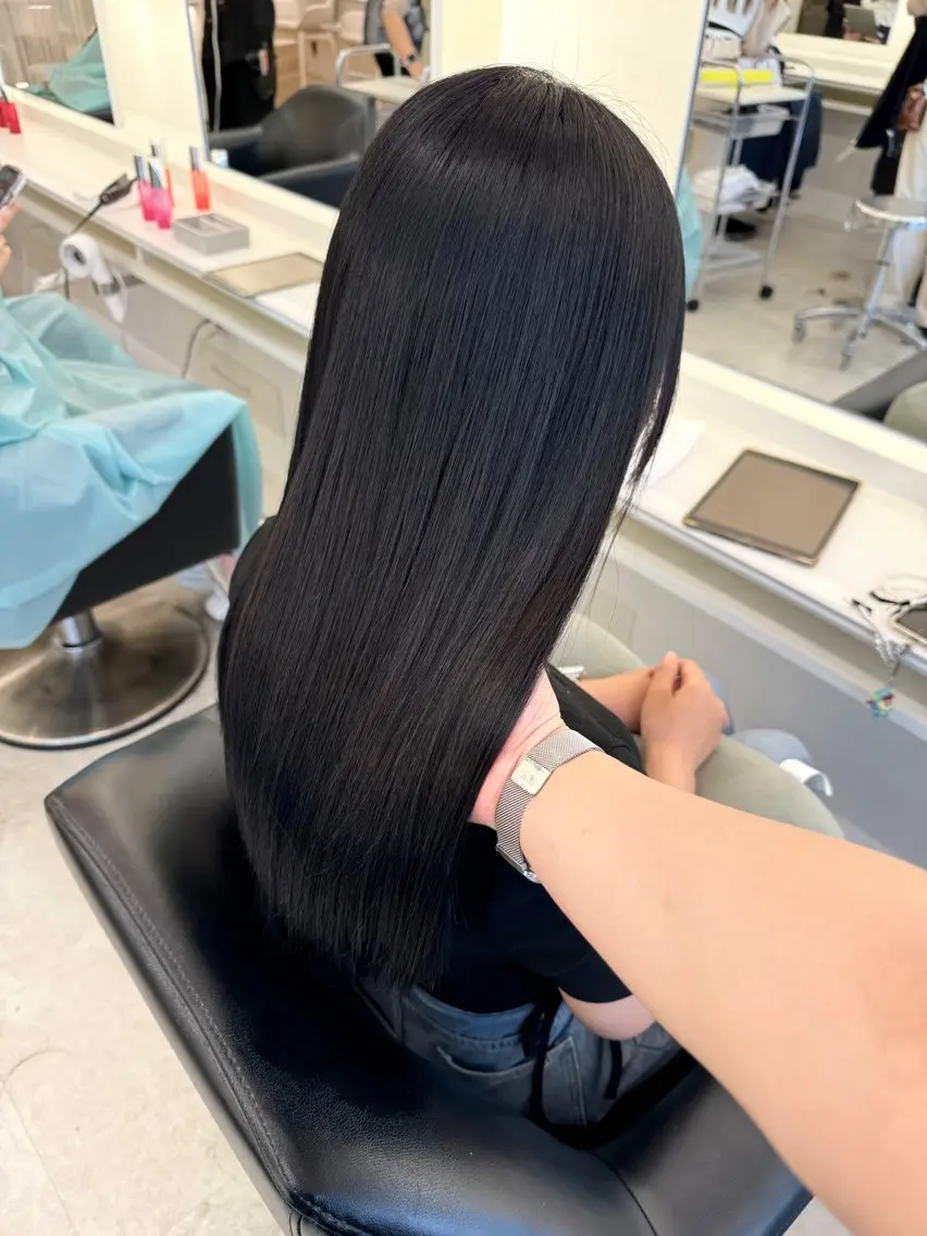ロング カラー NANO/ ブリーチ×レイヤーのヘアスタイル