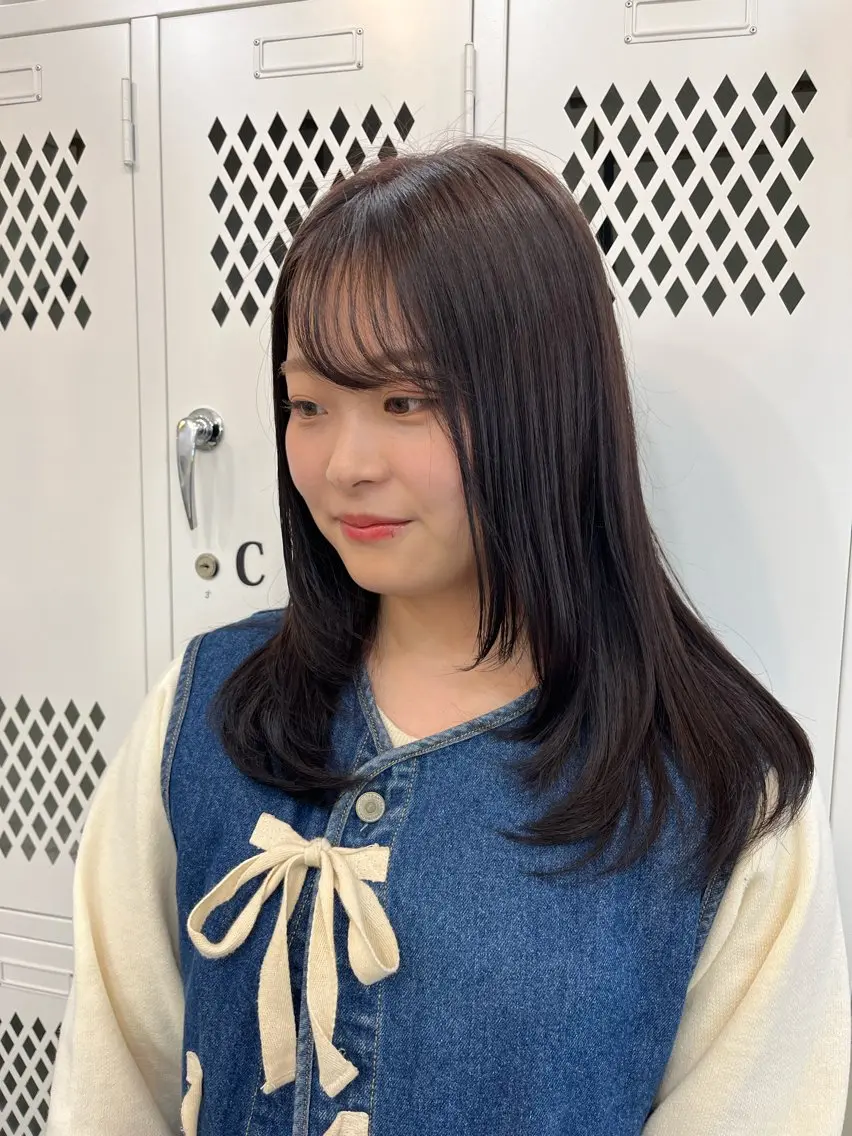 セミロング カラー カット ヘアカラー トリートメント 🌼sunc HINAMI🌼のヘアスタイル