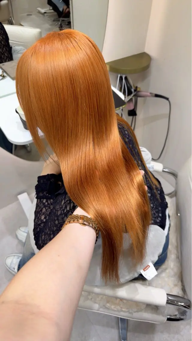 ロング ヘアカラー トリートメント ブリーチ指名 NO1🌈SAKIのヘアスタイル
