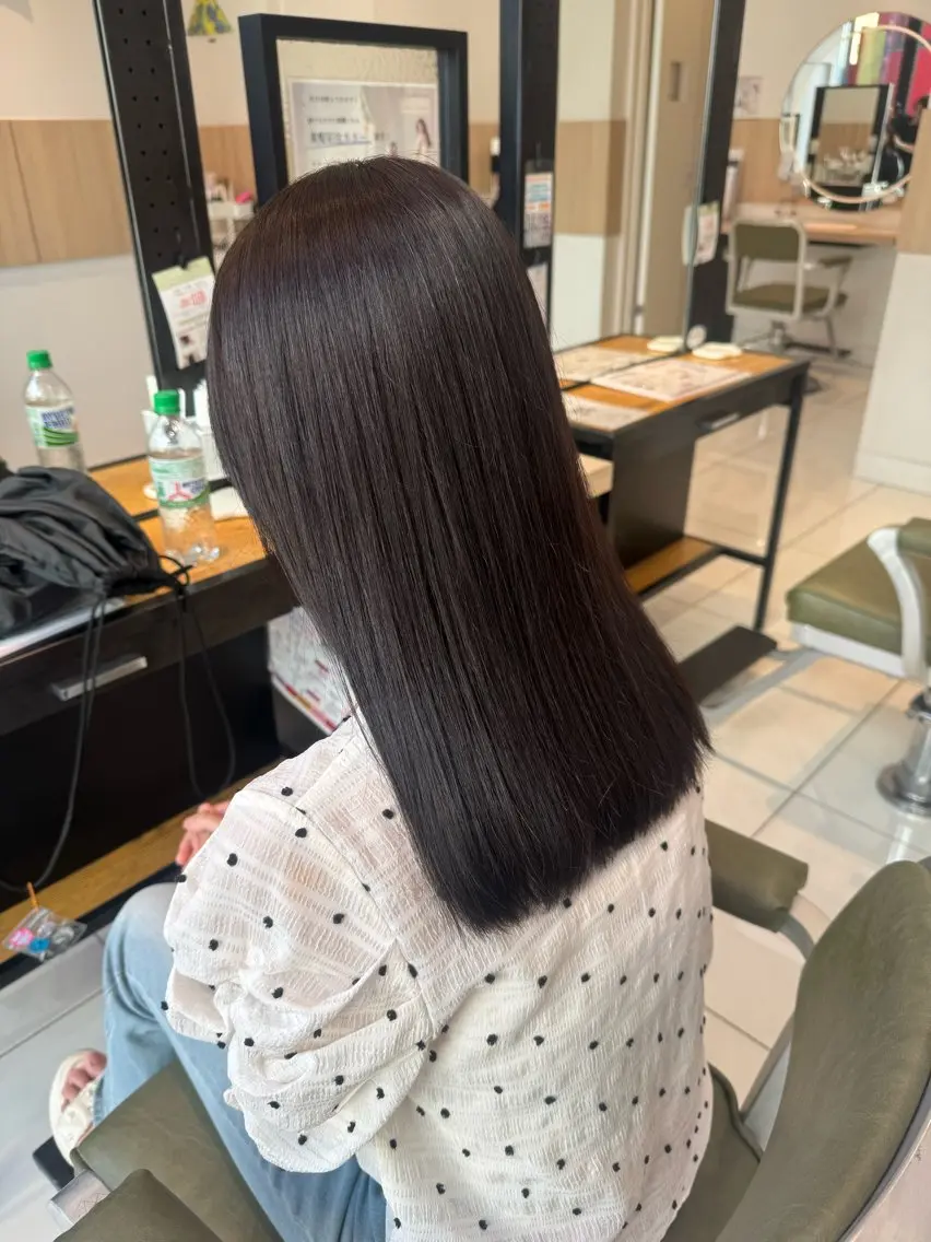 ミディアム カラー ブラウンカラー カット ヘアカラー 💎✨艶カラー ✨💎MONAのヘアスタイル