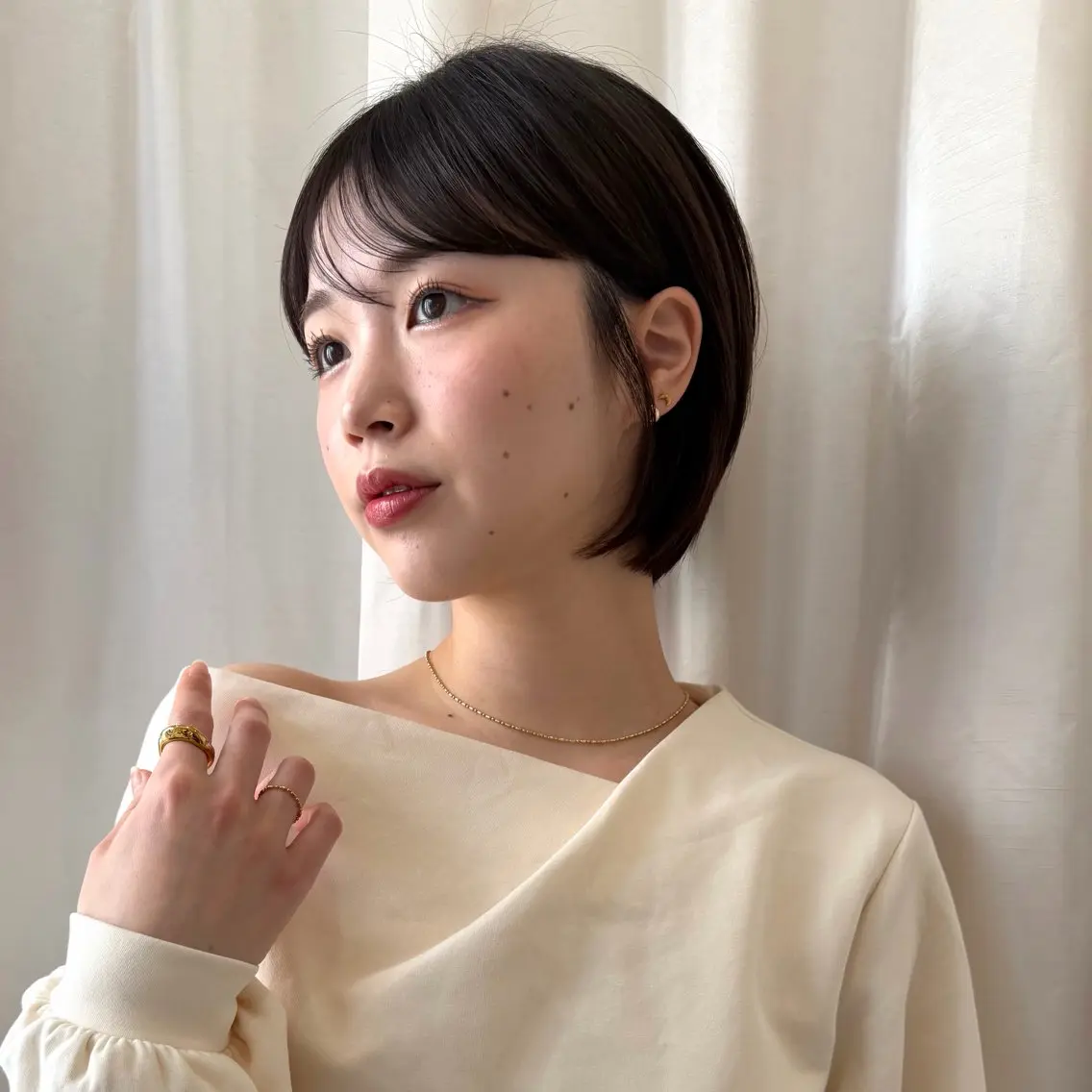 ショート カラー Misora/艶ボブ /まつパのヘアスタイル