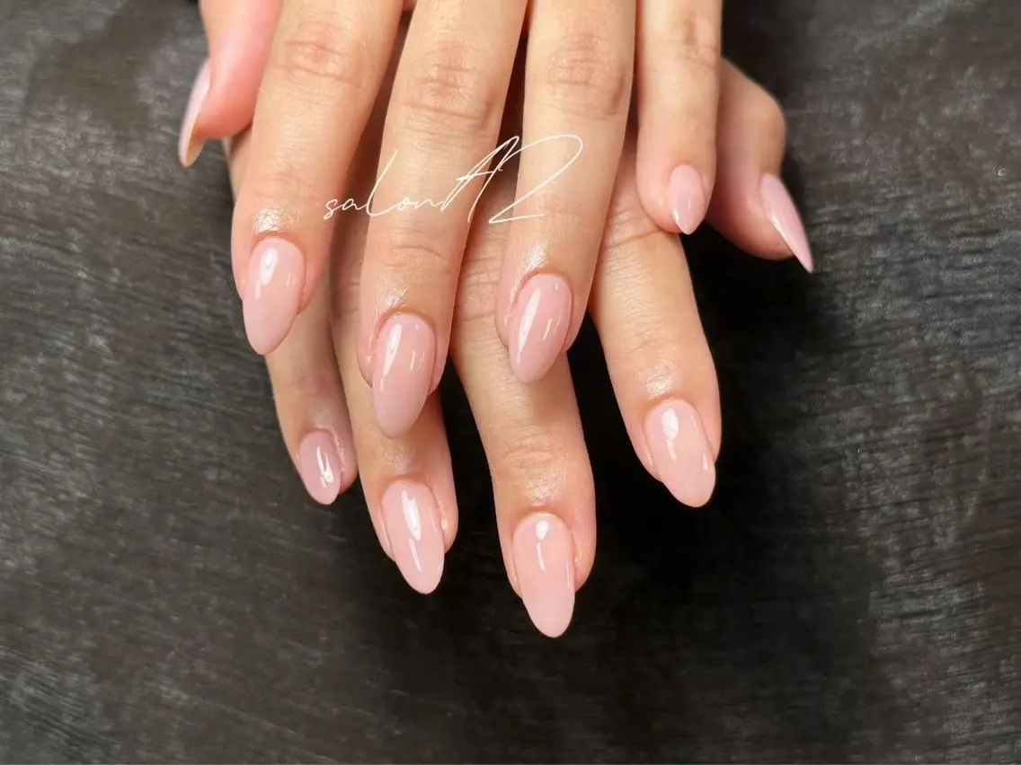 ネイル アートネイル 長さ出し フットネイル フレンチネイル ジェルネイル salon AZのネイルデザイン