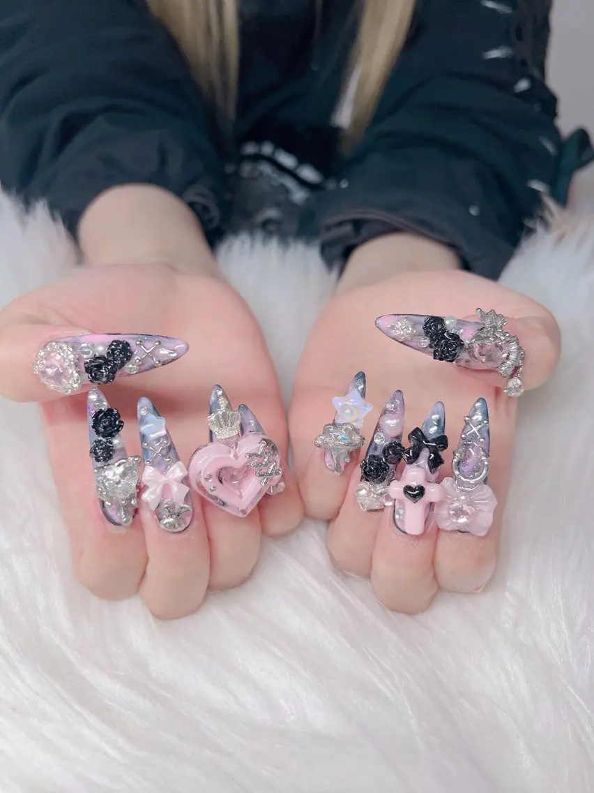 ネイル ハンドネイル Lee Nails チップ長さだし専門店のネイルデザイン