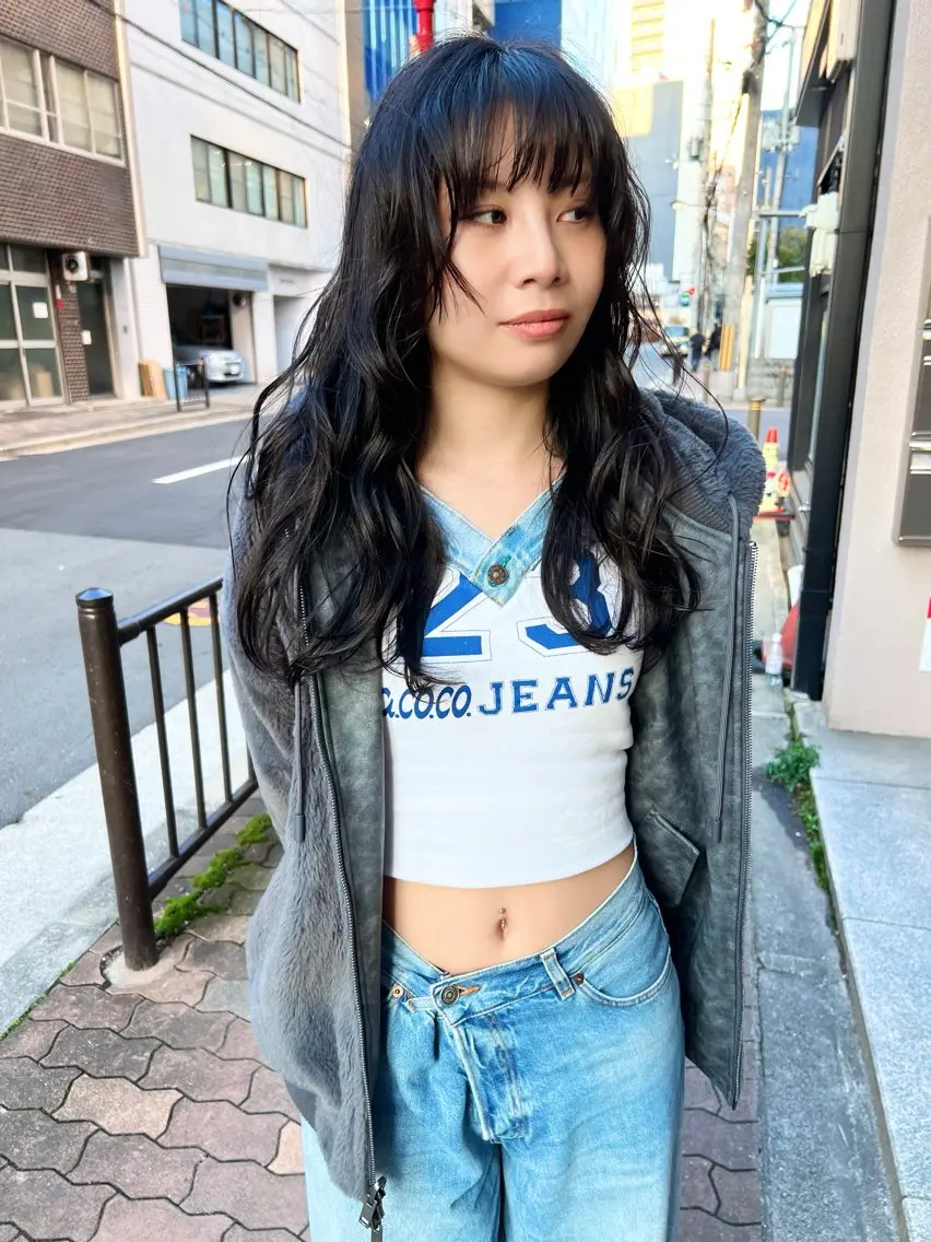 ロング カラー カット ヘアカラー トリートメント 樫原裕二/レイヤー カット/透明感カラーのヘアスタイル