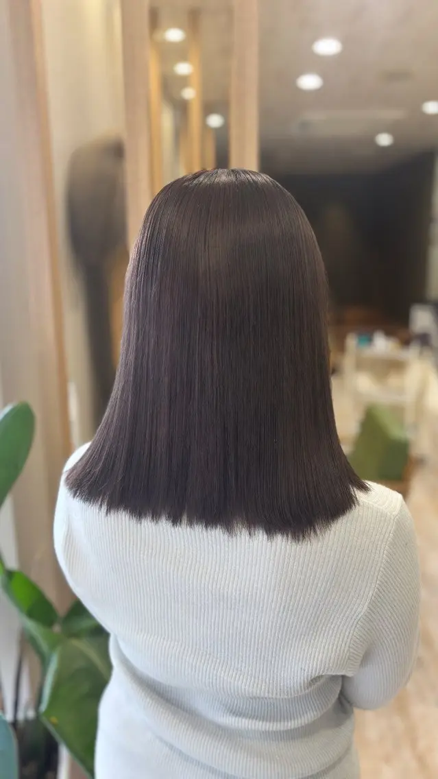 ミディアム カラー グレージュ ヘアカラー そうや 🐺のヘアスタイル