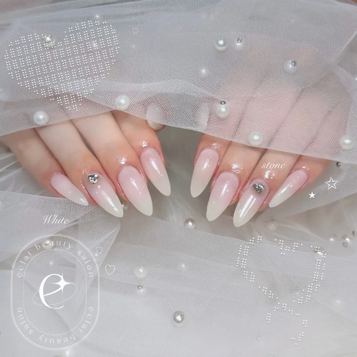 ネイル ハンドネイル eclat Kaedeのネイルデザイン