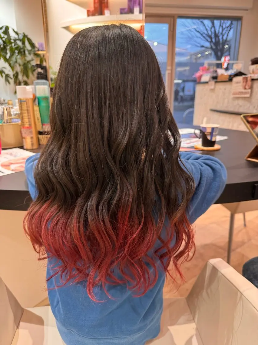 カラー キッズ Ashanti 有川のヘアスタイル