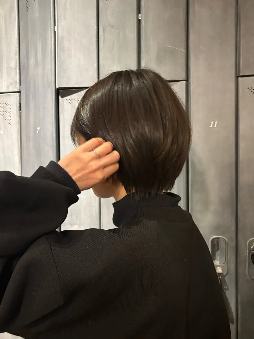 ショート カラー ARCHE 南堀江 モデルレッスンのヘアスタイル