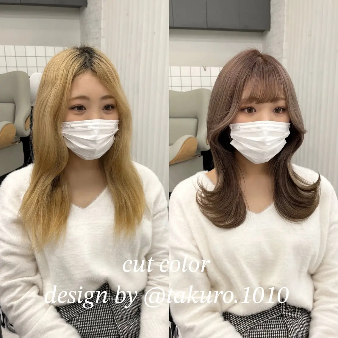 ミディアム カラー パーマ ヘアアレンジ メンズ 韓国ヘア×2way 🇰🇷和知拓郎のヘアスタイル
