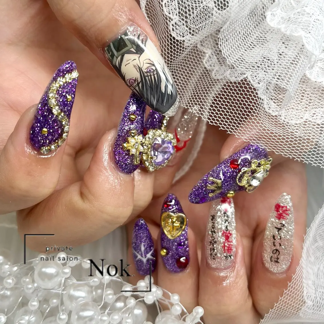 ネイル ハンドネイル 池袋痛ネイル Nok. 渡辺のネイルデザイン