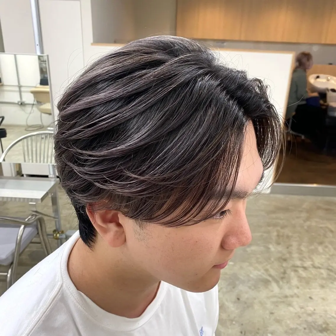 メンズ センターパート fand / HINAのヘアスタイル