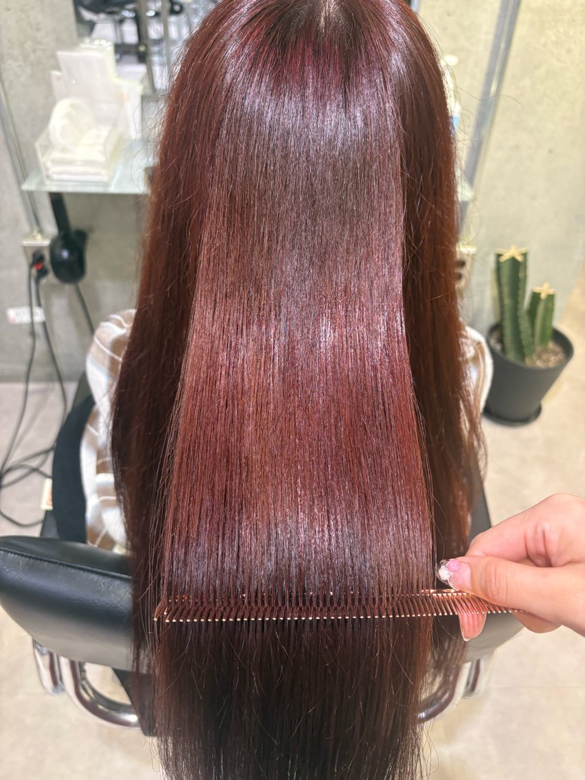 カラー カット ヘアカラー 韓国ヘアー🇰🇷 MIWAのヘアスタイル