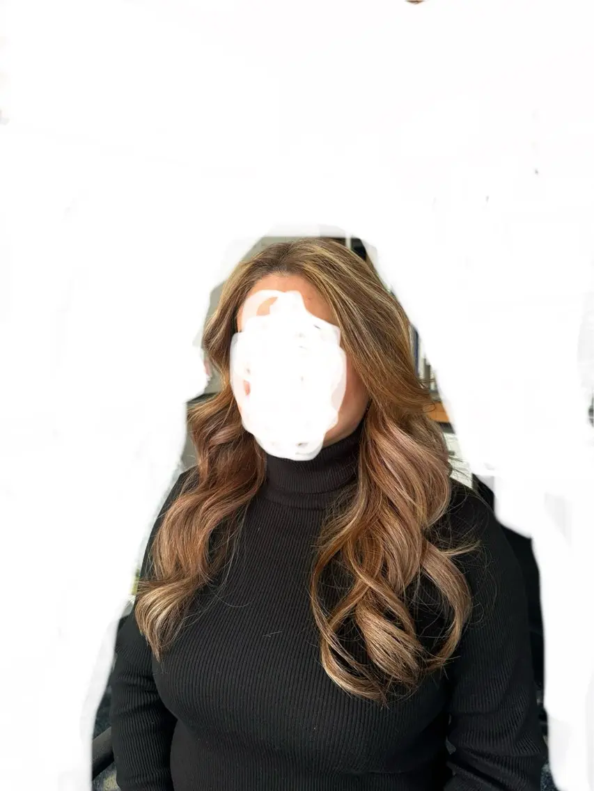 ロング カラー ハイライトカラー ハイライト arl 豊田店のヘアスタイル