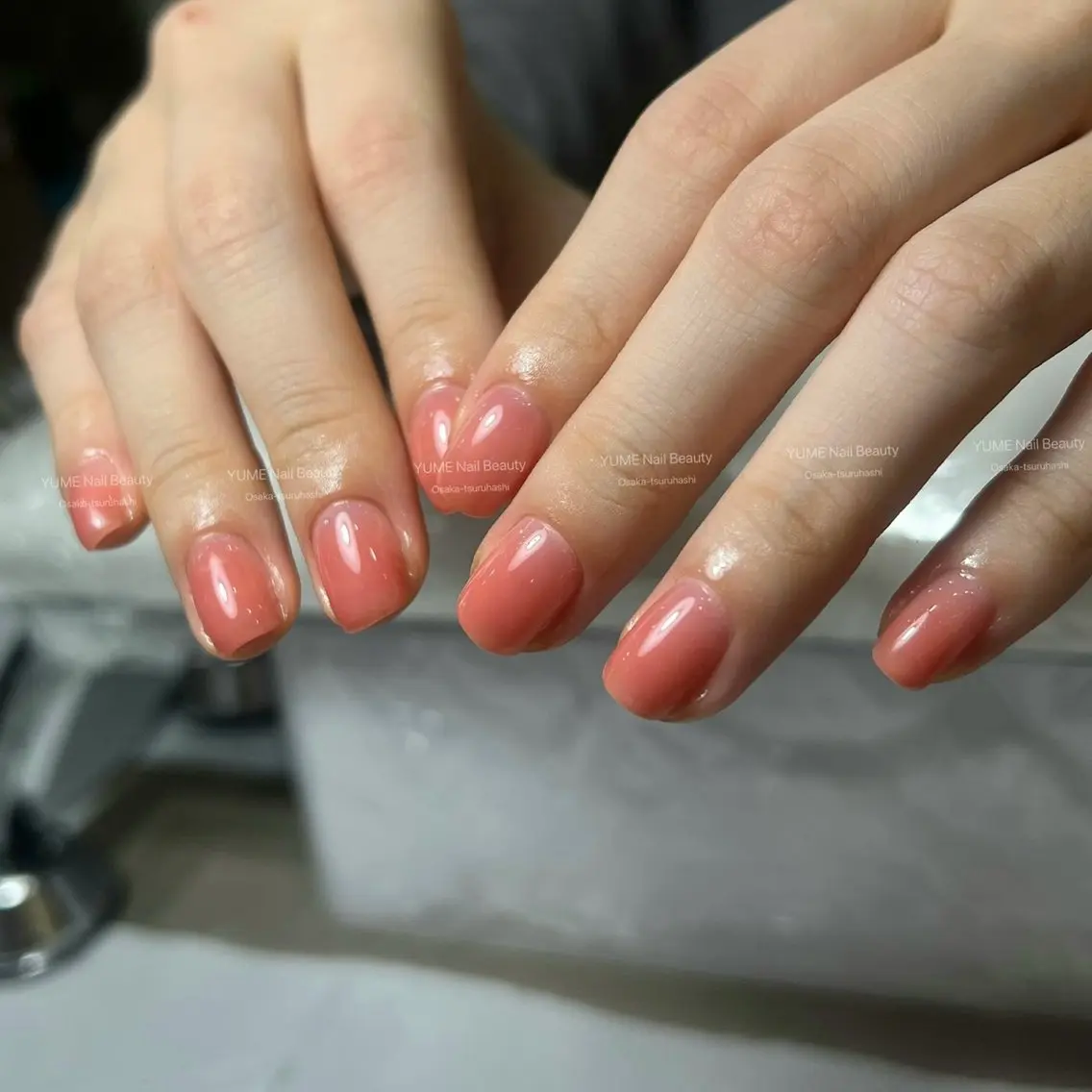 ネイル ワンカラーネイル 今里.鶴橋 YUME NAILのネイルデザイン