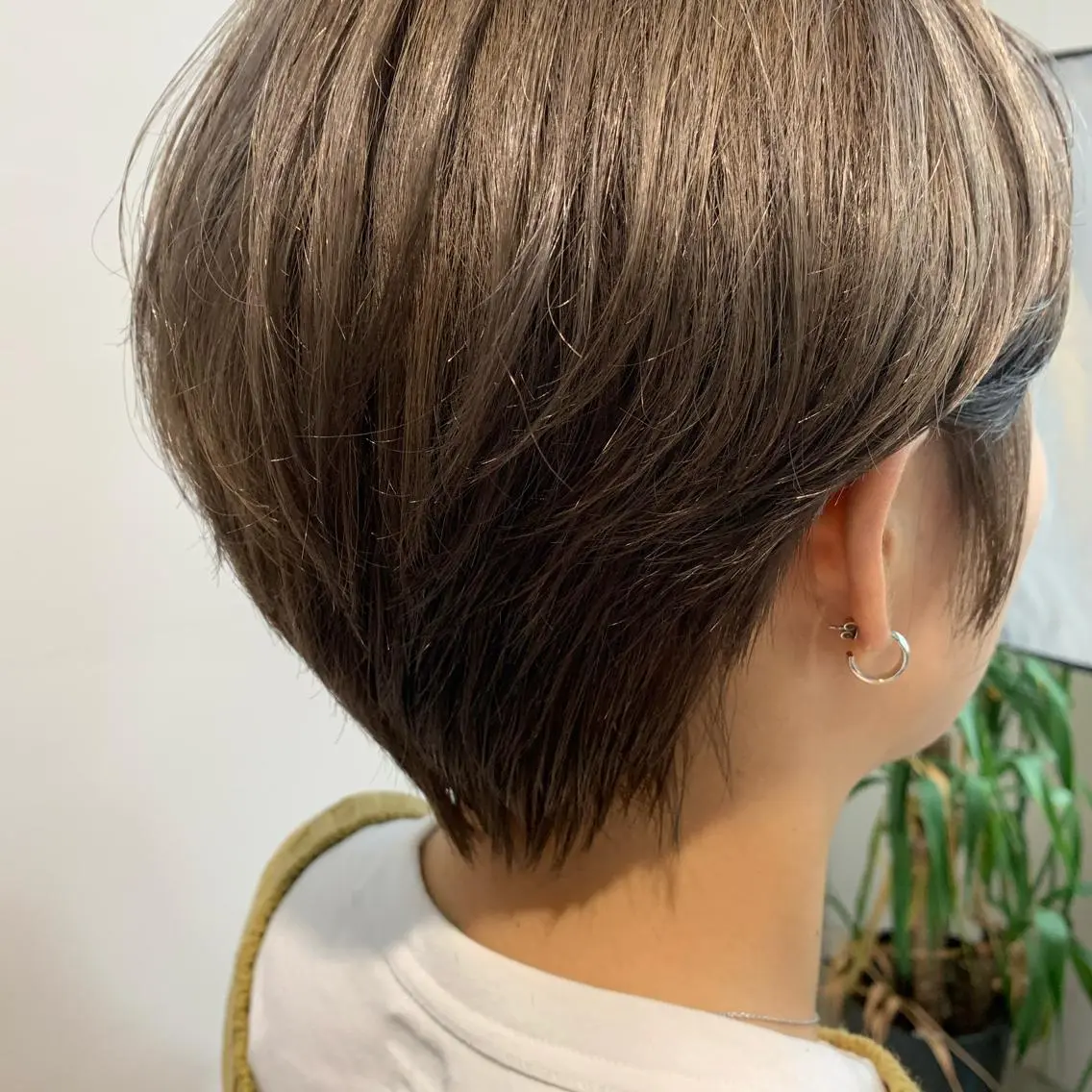 ショート カラー ハンサムショート ベージュカラー ショートヘア "小顔カット" Fuko.のヘアスタイル