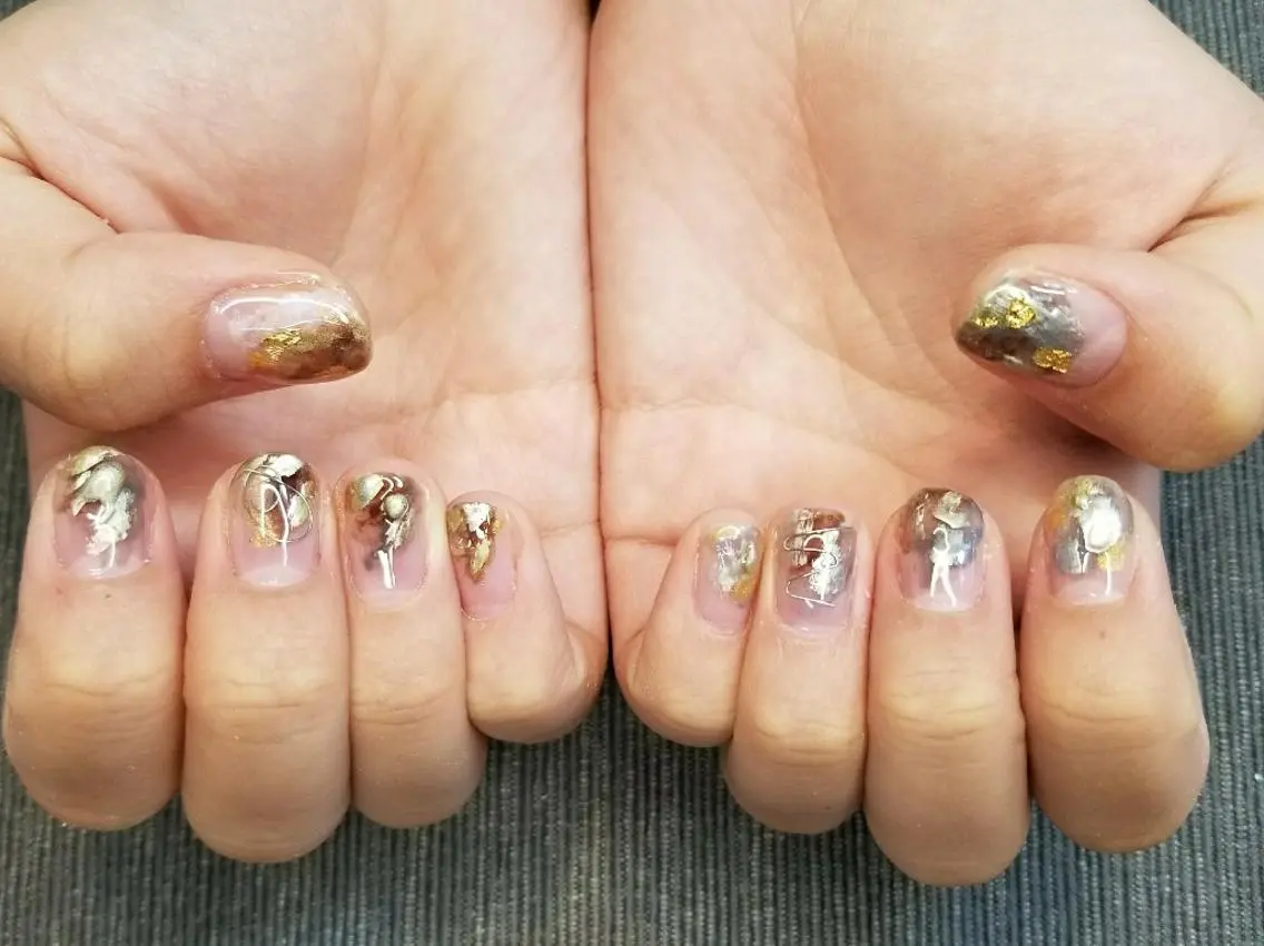 ネイル 成人式 持ち込み milly nail （予約担当)のネイルデザイン