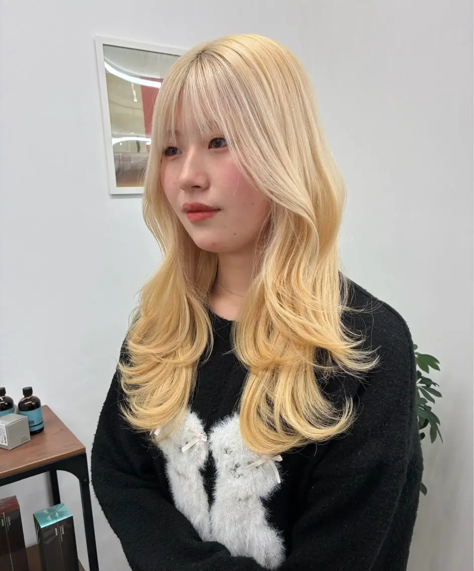 ロング ヘアカラー ENV船橋 櫻井ちののヘアスタイル
