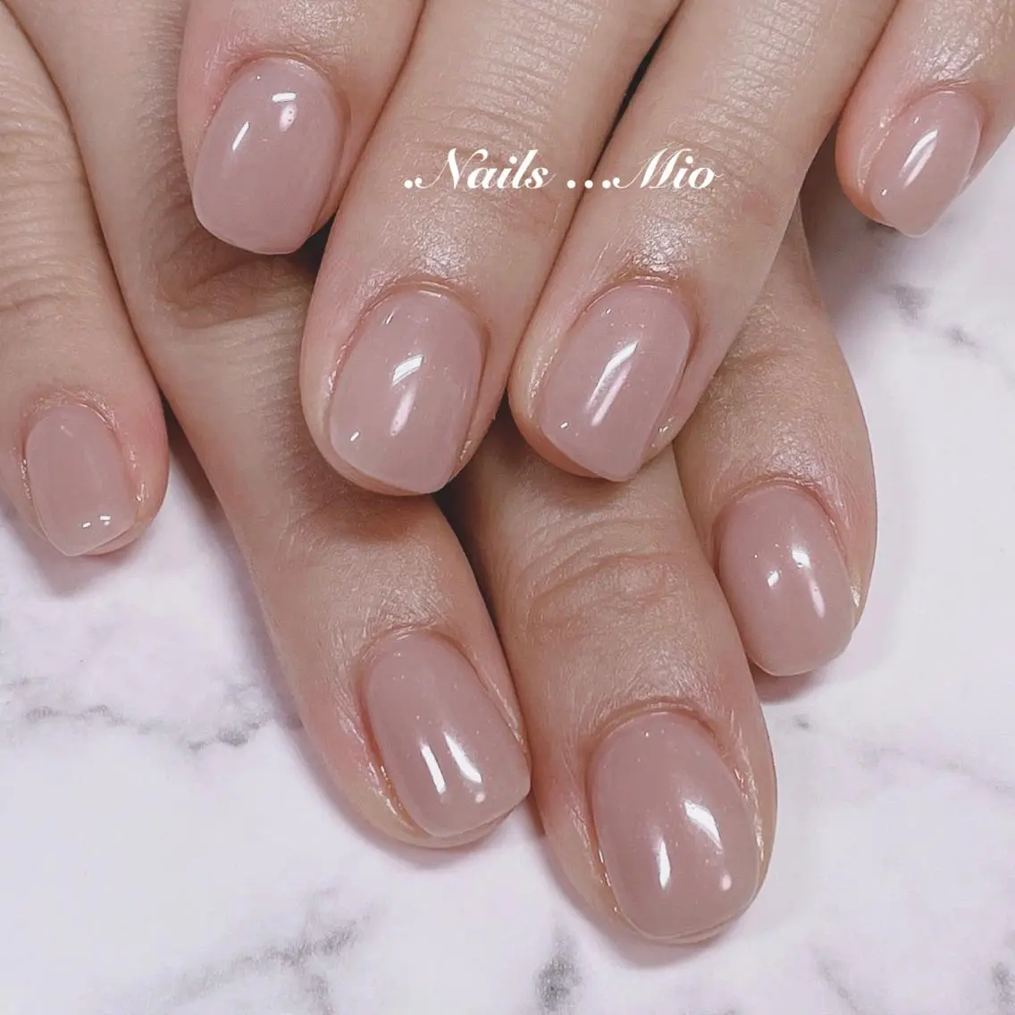ネイル ワンカラーネイル .Nails Mio 赤羽西ネイルサロンのネイルデザイン