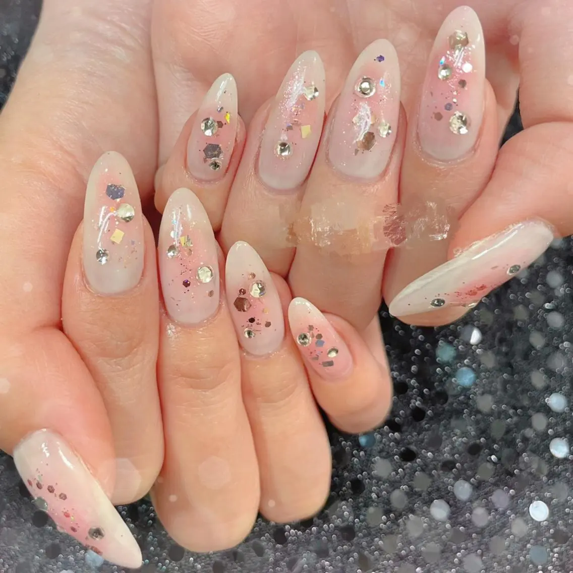 ネイル ハンドネイル ハンドケア MoON...❤︎ MeGuのネイルデザイン