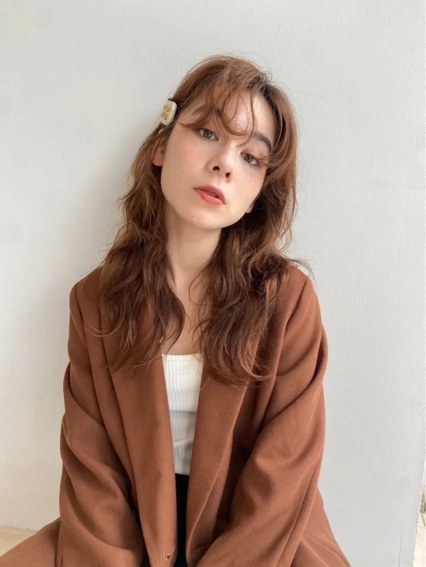 ロング メンズカット✂️ パーマ寺西優真のヘアスタイル