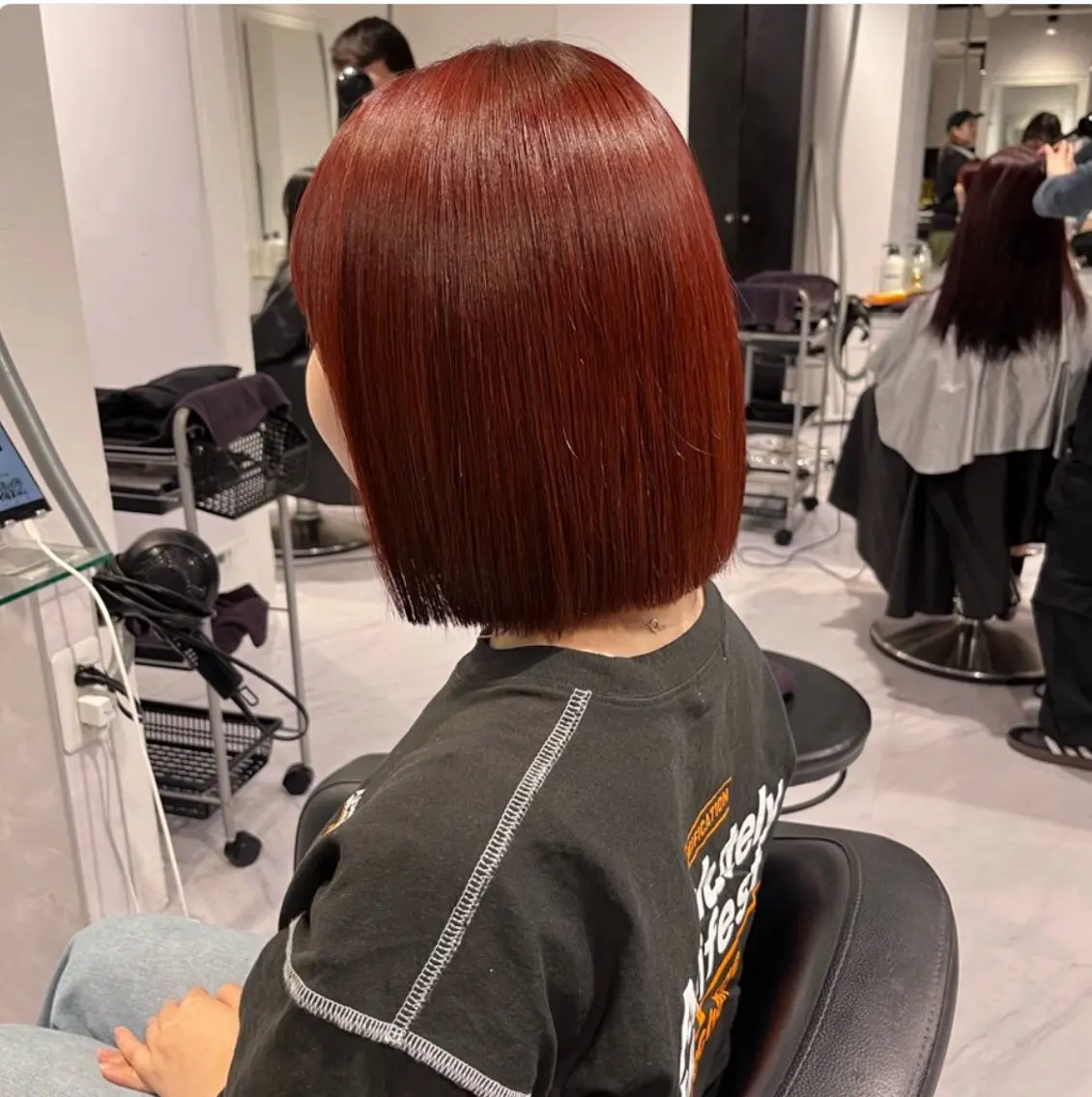 ショート カラー 🫧うる艶トレンド 🫧透明感カラーのヘアスタイル