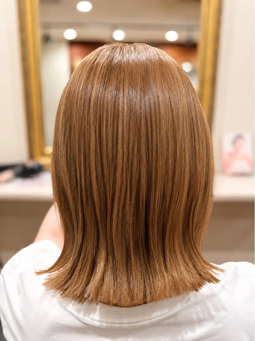 ミディアム カラー カット ヘアカラー 【SOYON本厚木】 髪質改善　　武尊のヘアスタイル