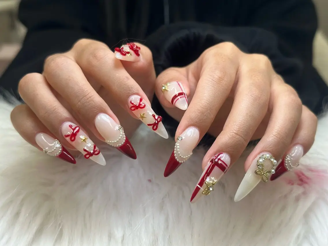 ネイル アートネイル 成人式 ジェルネイル ニュアンスネイル 夏ネイル NIE NAIL Luxeのネイルデザイン